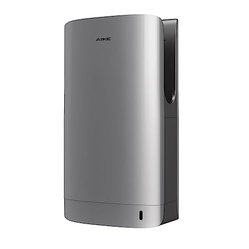 AIKE AK2065 Asciugamani Elettrico Bagno Professionale, Basso Consumo Energetico, 1450 W, 7-10 Secondi per Asciugare Le Mani, Efficiente Filtro HEPA