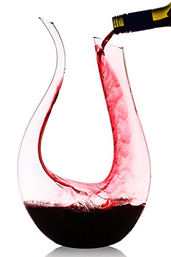 Towinle Decanter Wine Aeratore 1200ml Caraffa di vetro