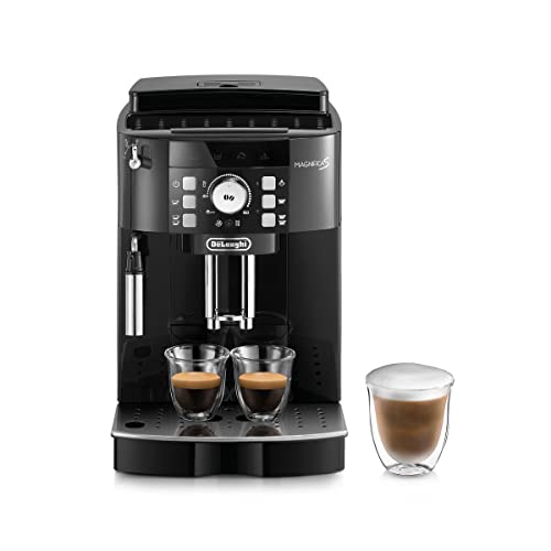 De'Longhi Perfetto Magnifica S ECAM21.110.B Macchina da Caffè Automatica per Espresso e Cappuccino, Caffè in Grani o in Polvere, 1450 W, 1,8 lt, Nero