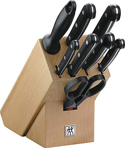 ZWILLING Twin Gourmet Ceppo di Coltelli in Legno con 9 Pezzi