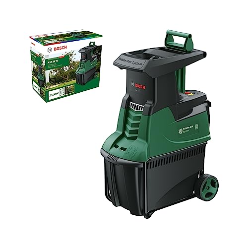 Bosch Home and Garden Biotrituratore a turbina AXT 25 TC (2500 W; idoneo per legno e residui resistenti; cesto di raccolta integrato da 53 l; in confezione cartone)