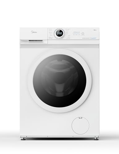 Midea MF10W70B Lavatrice Slim Carica Frontale,7 kg,1400 Giri,Classe A,Vapore,Motore BLDC,Programma Rapido,Varie Temperature dell'Acqua