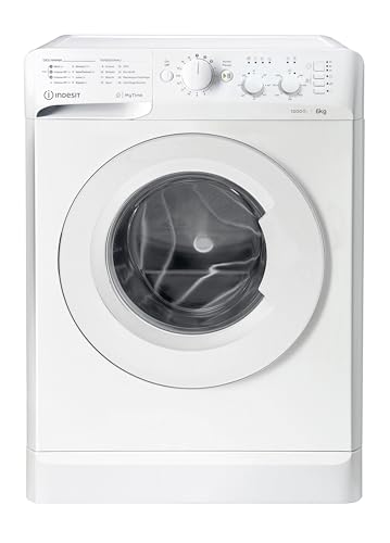 Indesit MTWSC 61053 W IT - Lavatrice 6kg Libera Installazione Slim, Carica Frontale. Centrifuga 1000 Giri Al Minuto - Dimensioni: 85x60x45cm, Classe Energetica D