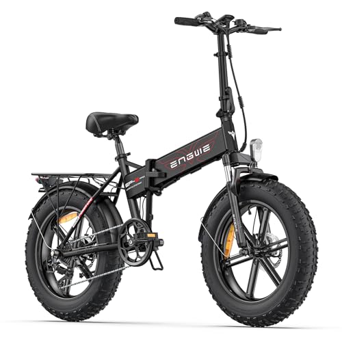 ENGWE Bici Elettrica Pieghevole,20"×4.0" Fat Tire 7 Velocità Bicicletta Elettrica da 48V 13Ah Batteria Rimovibile, Autonomia di 50-120 km E-bike da per Ogni Terreno & MTB & Spiaggia & Neve