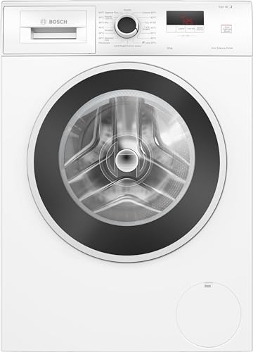 Bosch Elettrodomestici WGE03200IT Serie 2, Lavatrice a carica frontale, capacità 8 kg, 1200 rpm, Hygiene Plus: Lavaggio igienico anche a 40 °C﻿﻿, Bianco, 60 cm