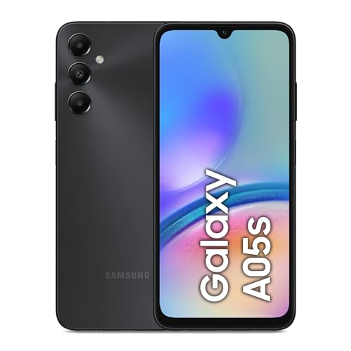 Samsung Galaxy A05s Smartphone Android, Display Infinity-U 6.7'', 4GB RAM, 128GB, Memoria Interna Espandibile fino a 1 TB, Batteria 5.000 mAh, Black [Versione Italiana]