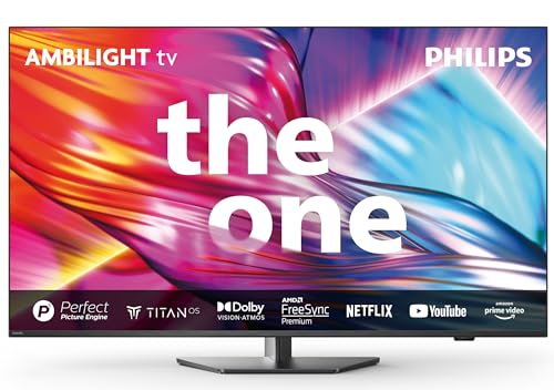 Philips Ambilight 43PUS8919 4K LED Smart TV - Display 43’’ con piattaforma Titan OS Pixel Precise Ultra HD e Dolby Atmos Sound, funziona con Alexa e Google Voice Assistant - Grigio Antracite