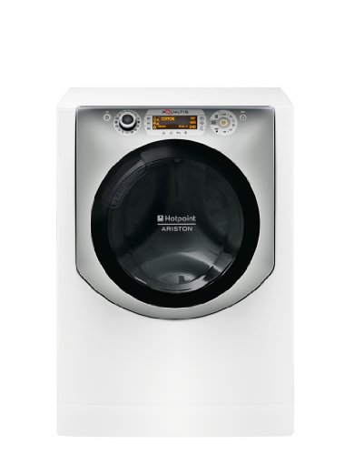 Hotpoint AQS73D 29 EU/A Lavatrice (Carico frontale, 7kg, 1200RPM, A+++, LCD), Argento, Bianco