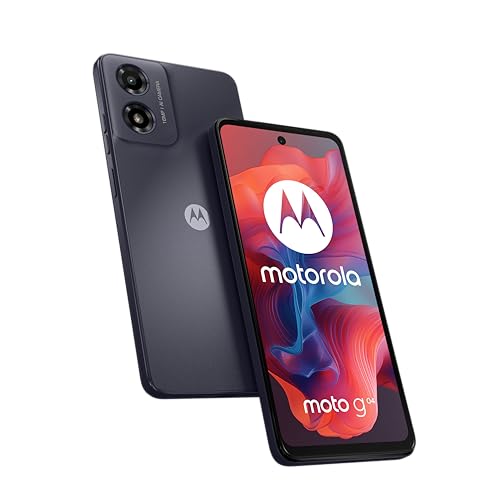 Motorola moto g04 (Display 6.56" HD+ 90 Hz, 16MP, 5000 mAh ricarica 15W, 4/64GB, Dual SIM, IP52, Android 14, Cover Inclusa), Concord Black