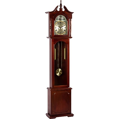 STILISTA Retro Regolatore orologio da pavimento EUROPA, 188 cm x 42,5 cm x 19 cm