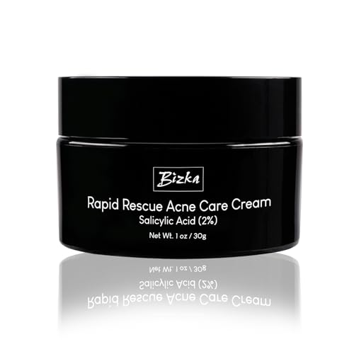 Crema Brufoli Viso Bizka 30g Crema Acne Potentissima Crema Viso Pelle Grassa - Adatto a Tutte le Pelli,Riduce il Rossore e Restringe i Pori