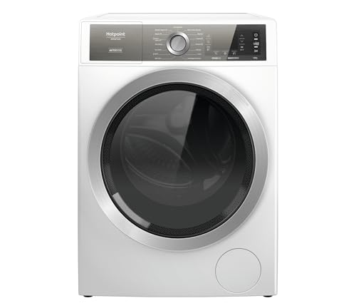 Hotpoint H8 W046WB IT Lavatrice a libera installazione a carica frontale, 10 kg, classe A