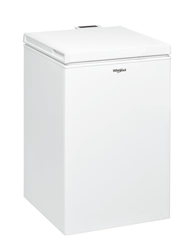 Whirlpool WHS 1022 3 - Congelatore A Pozzetto 99 Litri Classe Energetica E. Congelatore A Pozzetto Piccolo, Dimensioni: 86x52,7x56,9cm, Ideale Per Famiglie Piccole.