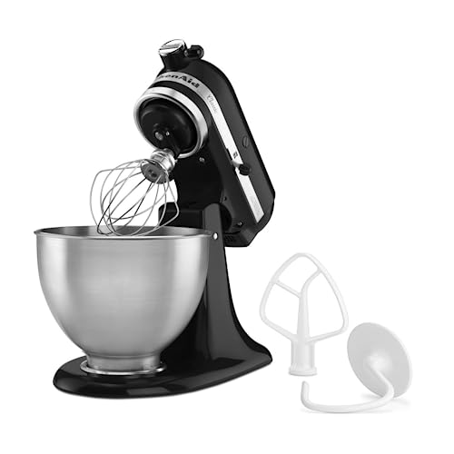 KitchenAid 5K45SSEOB Robot da Cucina Classic, 4.3 L - Nero Onice