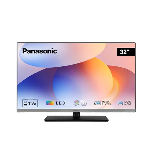 Panasonic TB-32S40AEZ, Serie S40 32 pollici Smart TV LED HD, 2024, TiVo, Controllo Vocale Google e Alexa, Game Mode, Media Player, HDR, HDMI, WLAN, Per un'Esperienza Visiva Ottimale