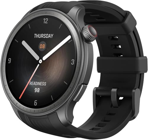 Amazfit Balance Smartwatch 46 mm, Pagamento NFC, AI Fitness Coach, Batteria di 14 Giorni, Monitoraggio del Sonno e della Salute, GPS, 150 Modalità Sportive, Chiamate Bluetooth per Android e iPhone