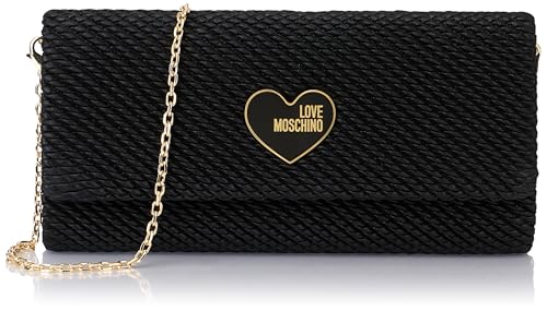 Love Moschino, BORSA A SPALLA Donna, Nero, Taglia unica