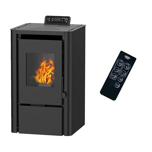 Stufa a pellet Anita 7,6 kW Nero Sannover